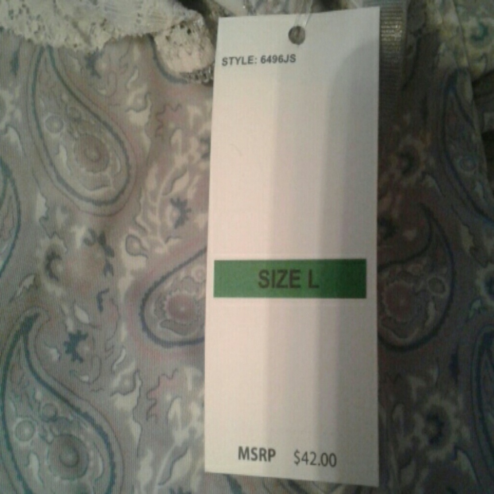 Jessica Simpson Cami pajama set Women's Large NWT - Picture 5 of 6